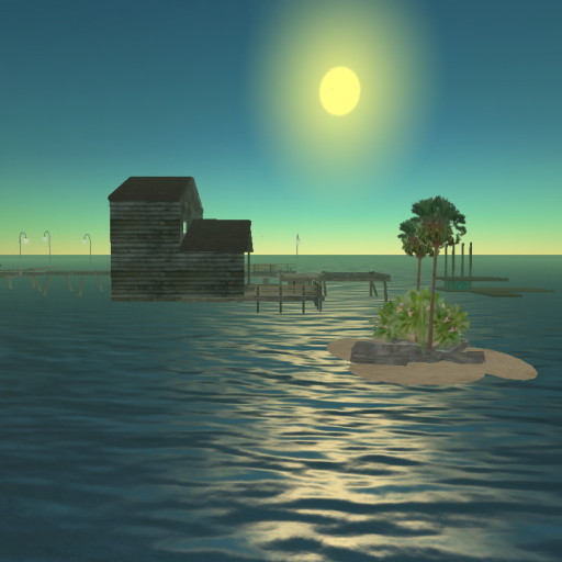 Salt Box Fishing Cabin in Second Life