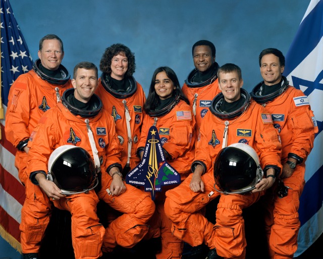 Columbia 7 astronauts