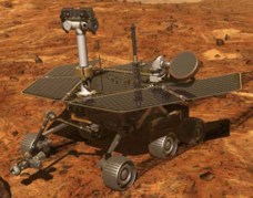 NASA artist concept of Mars exploration Rover on Mars