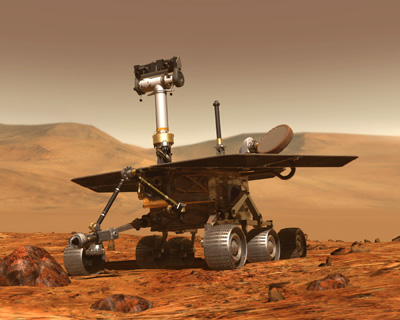 NASA artist concept of 2003 Mars Exploration Rover