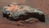 NASA photo of rock named Bounce Rock by rover Opportunity on Mars