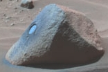 NASA photo of rock Wishstone by rover Spirit on Mars