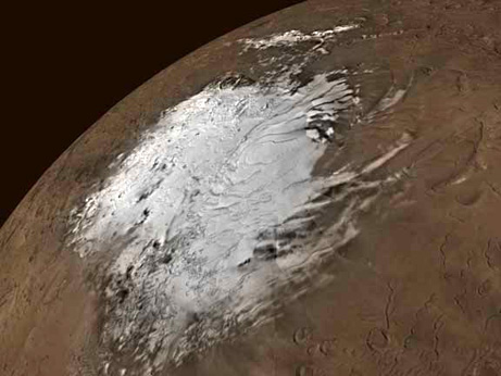 Mars warming NASA image
