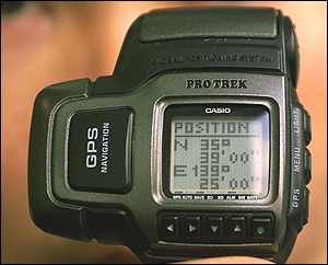 Casio GPS receiver wristwatch