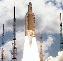 Launch of ESA's Ariane 504 flight 119