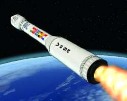 ESA artist concept of Europe's new Vega rocket