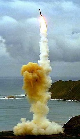USAF photo of Minuteman-3 ICBM launch
