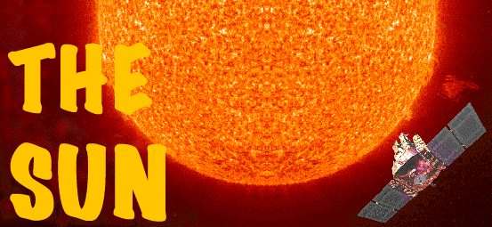 NASA artist concept of SOHO and the Sun