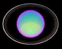 Moonlet orbiting the planet Uranus