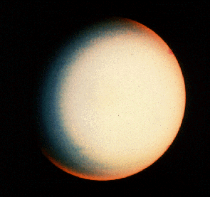 Voyager 2 Image of the planet Uranus