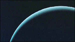 NASA Voyager 2 Image of the planet Uranus
